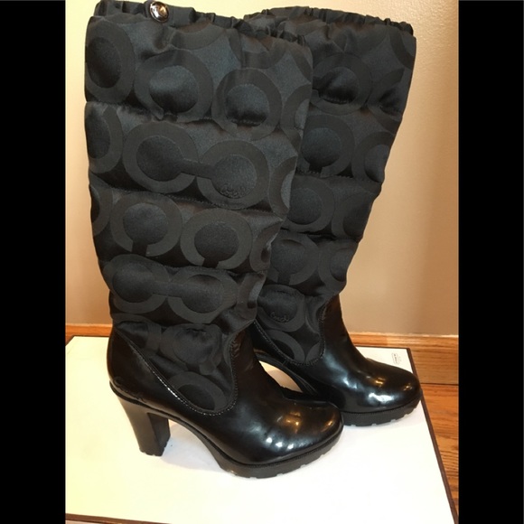 Coach rain boots. - Picture 1 of 3